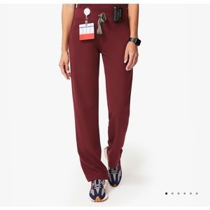 FIGS women's Burgundy Livingston - Scrub Pants - S / tall /Burgundy